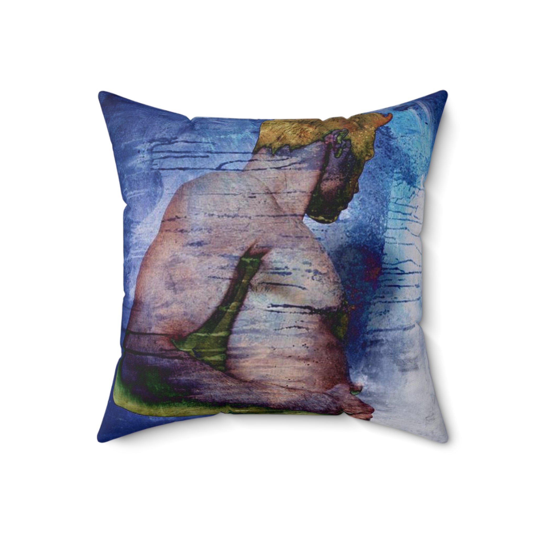 Held. By. Me. - Faux Suede Throw Pillow