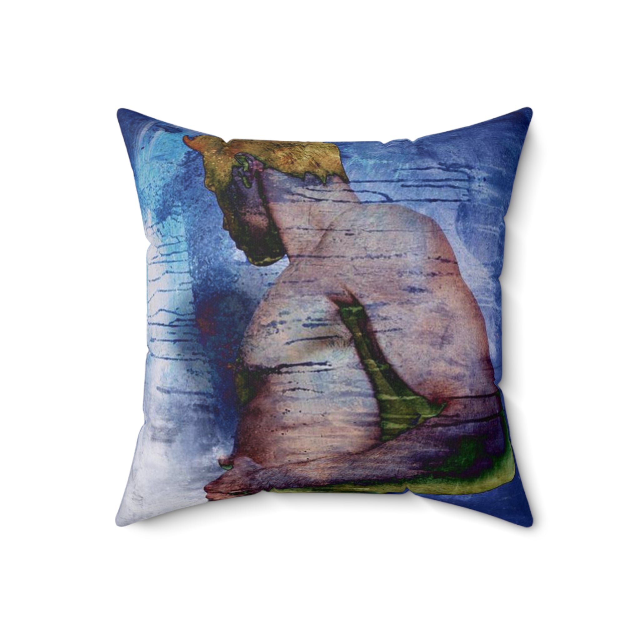 Held. By. Me. - Faux Suede Throw Pillow