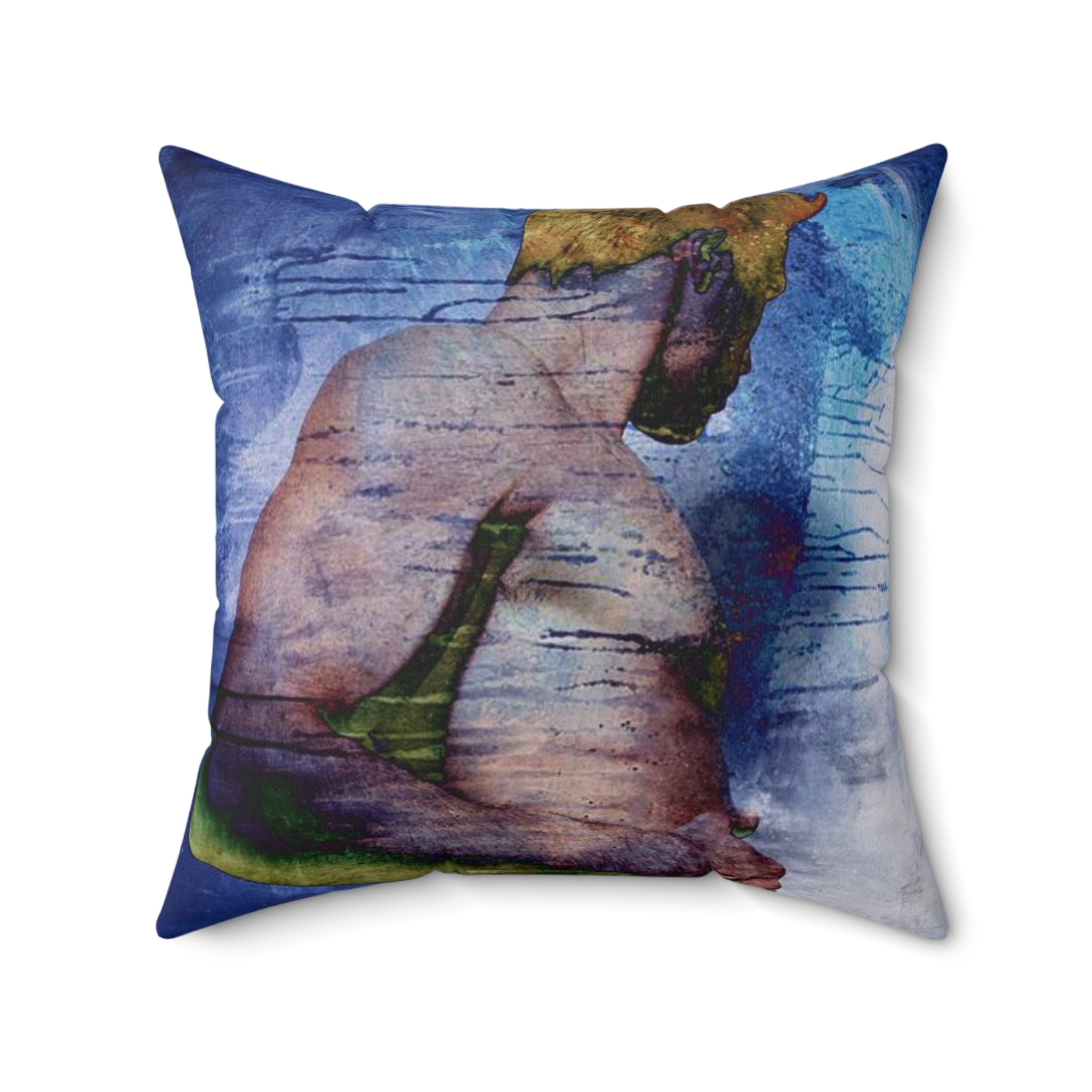 Held. By. Me. - Faux Suede Throw Pillow