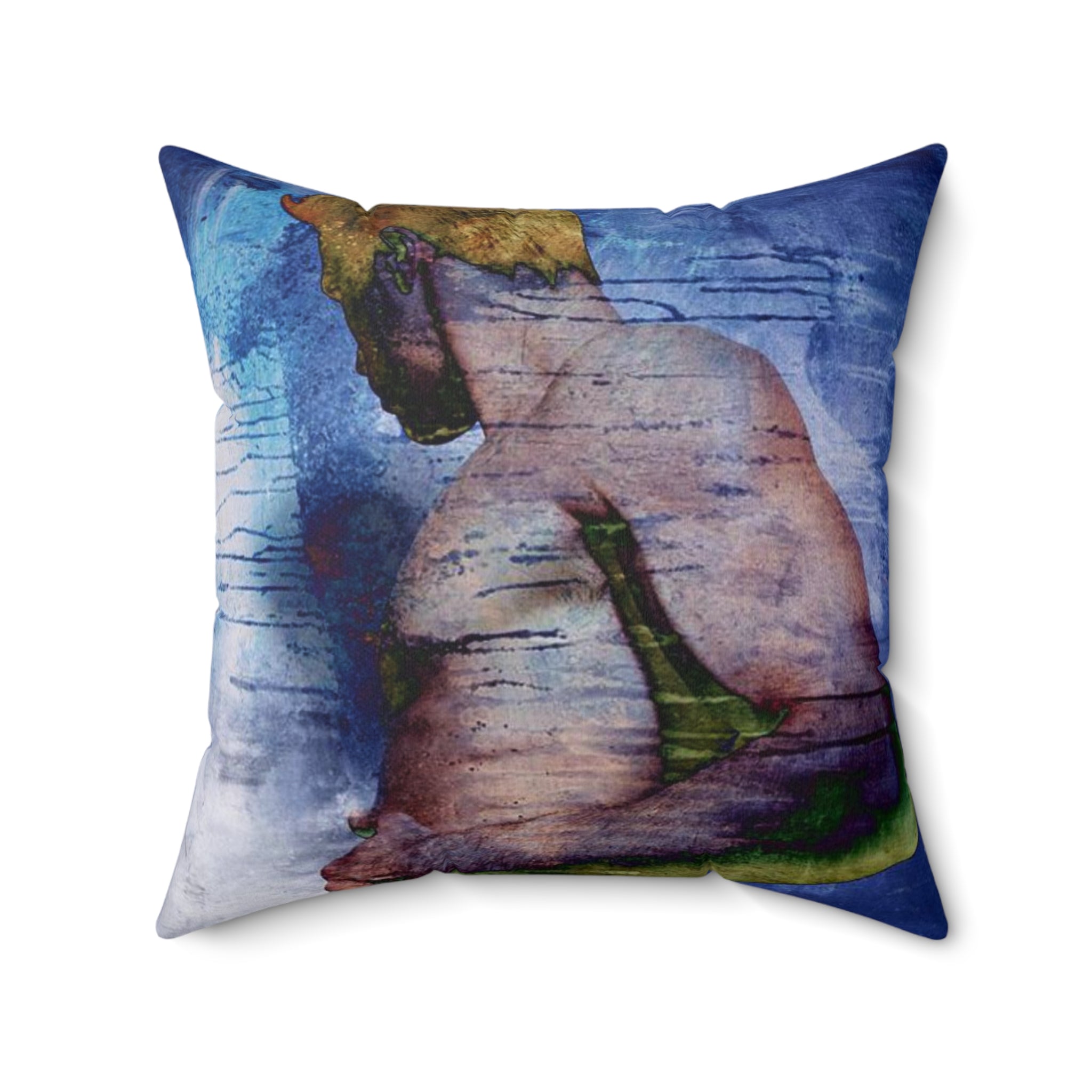 Held. By. Me. - Faux Suede Throw Pillow