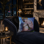 Held. By. Me. - Faux Suede Throw Pillow