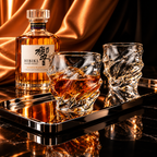 Nami — Sculptural Crystal Whisky Glass(es)