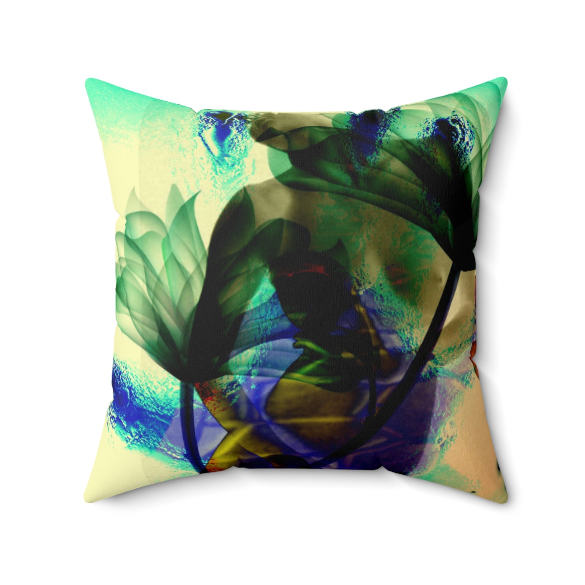 Hold Me, Barely - Faux Suede Throw Pillow