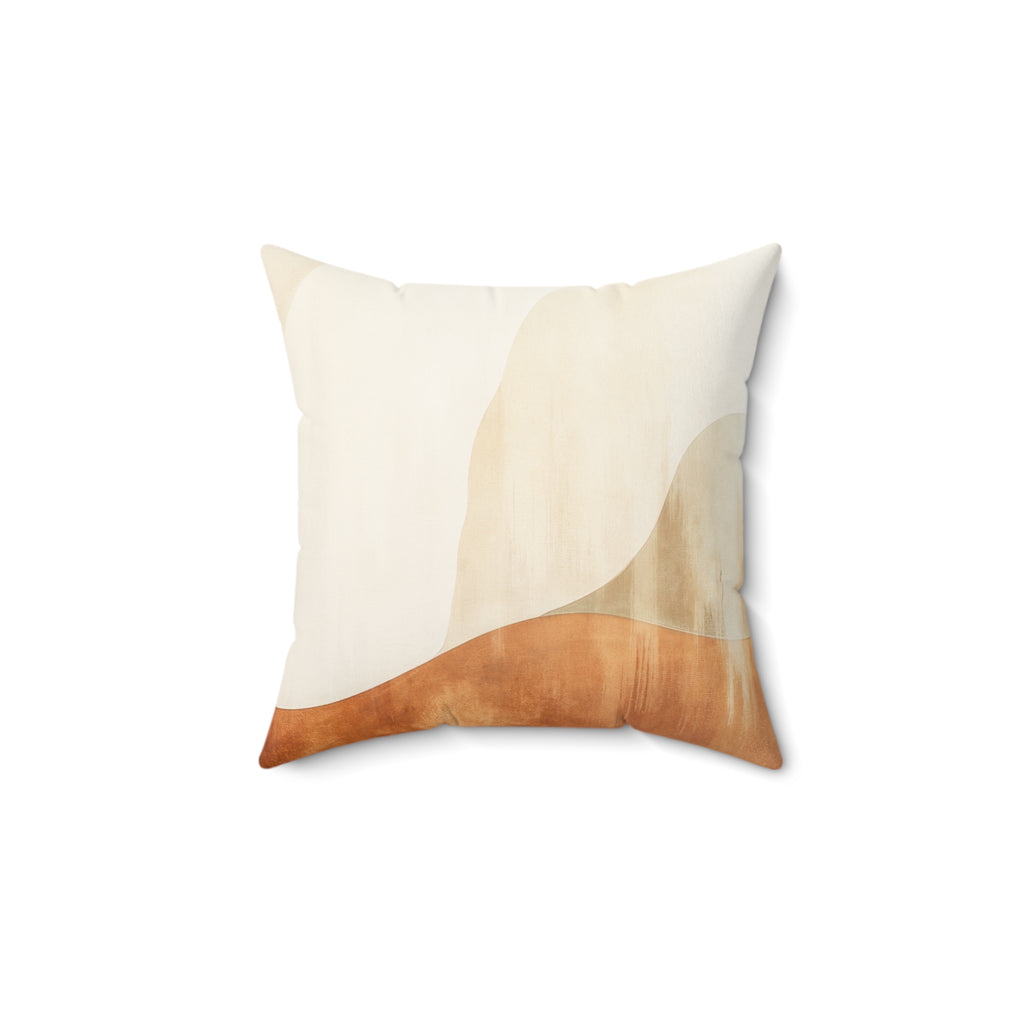 Honest Terrain - Faux Suede Throw Pillow