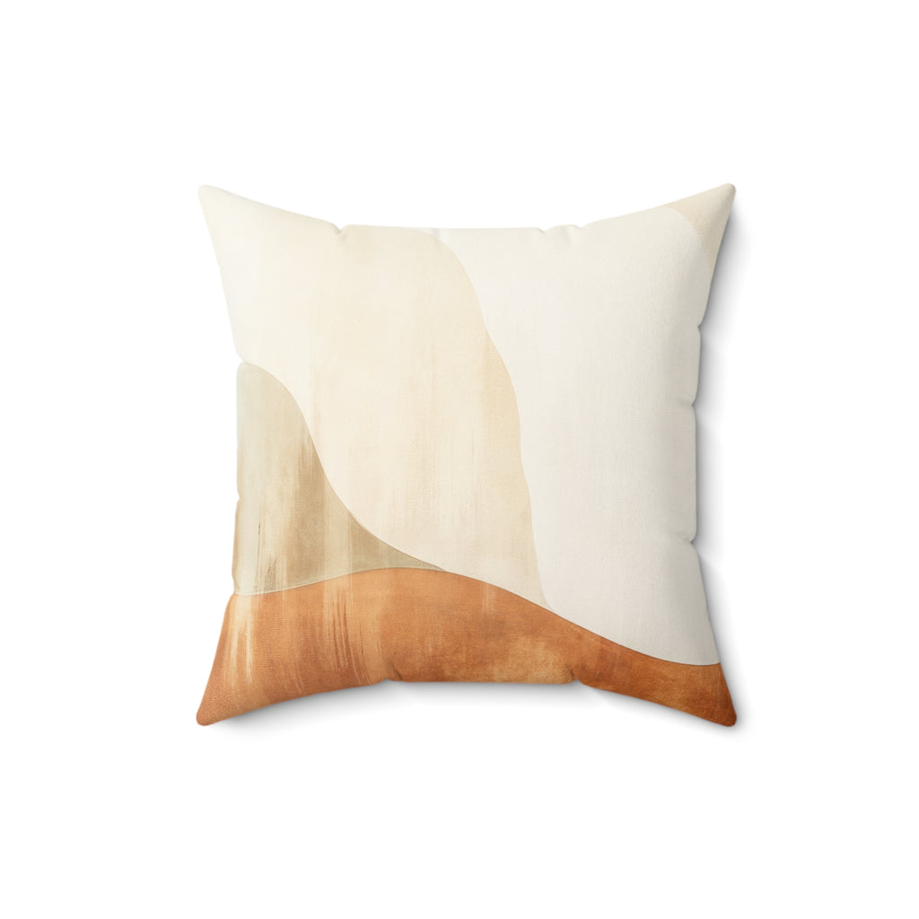 Honest Terrain - Faux Suede Throw Pillow