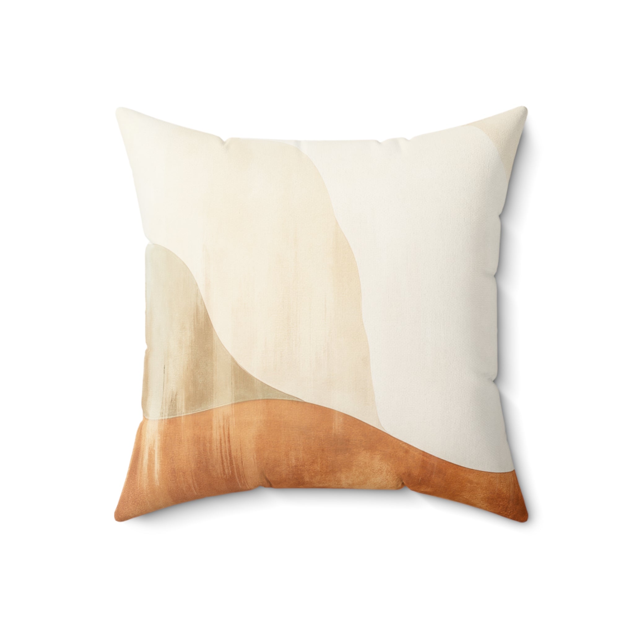 Honest Terrain - Faux Suede Throw Pillow