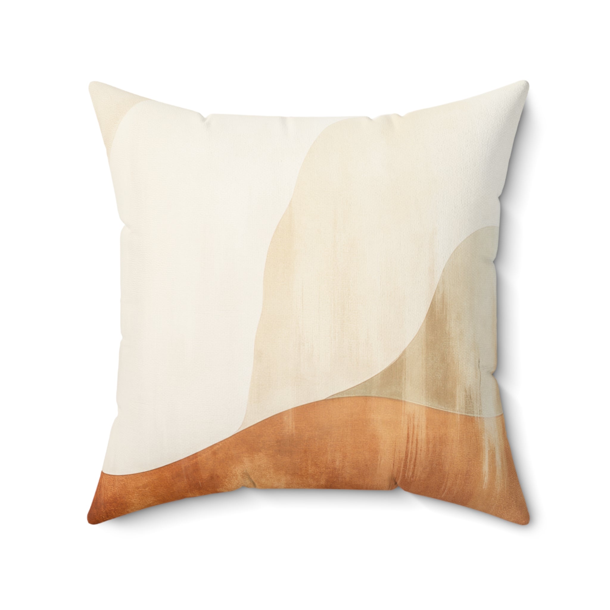 Honest Terrain - Faux Suede Throw Pillow
