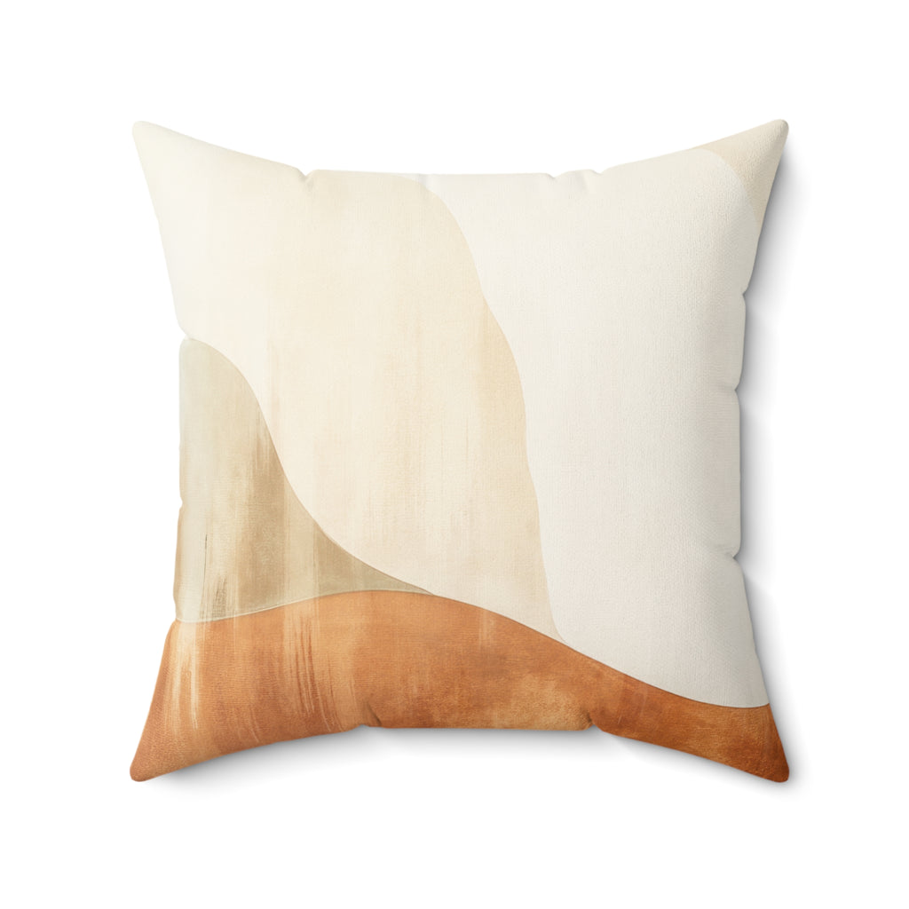 Honest Terrain - Faux Suede Throw Pillow