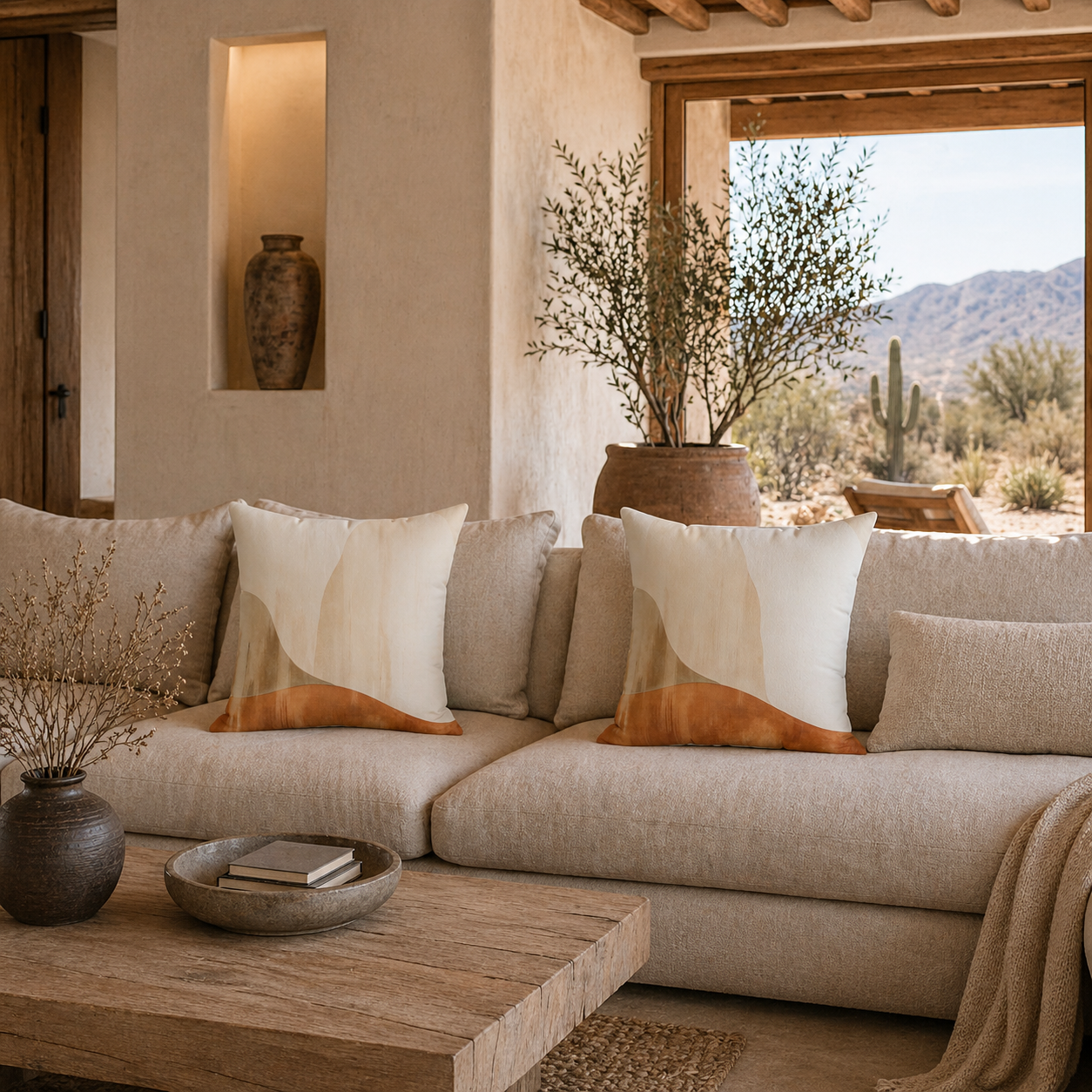 Honest Terrain - Throw Pillow