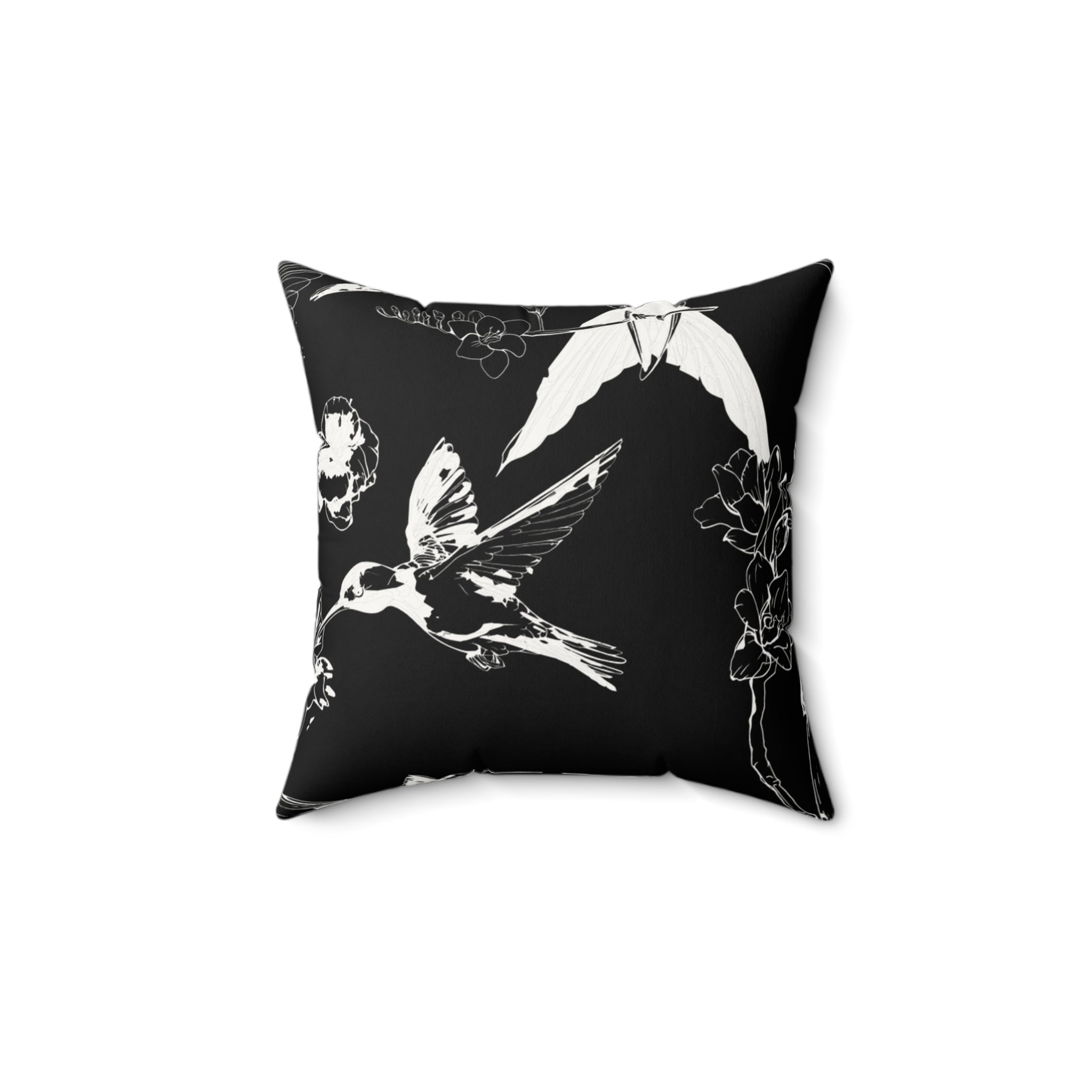 Hum Flex - Faux Suede Throw Pillow