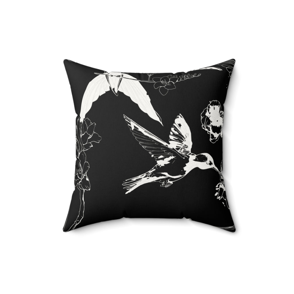 Hum Flex - Faux Suede Throw Pillow