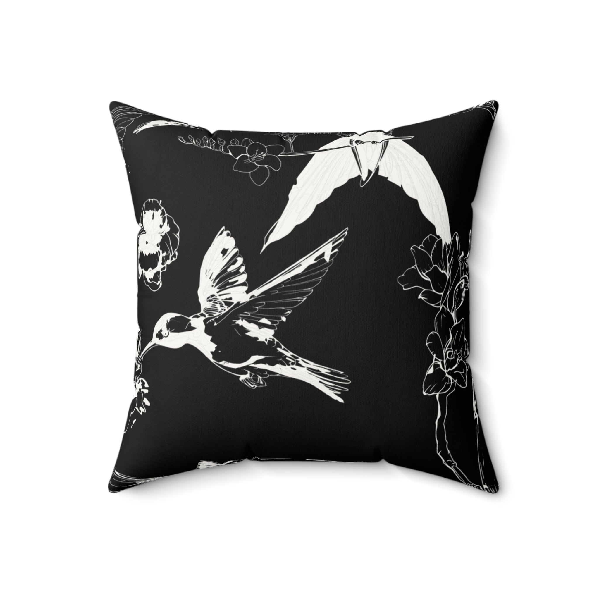 Hum Flex - Faux Suede Throw Pillow