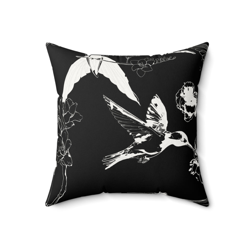 Hum Flex - Faux Suede Throw Pillow