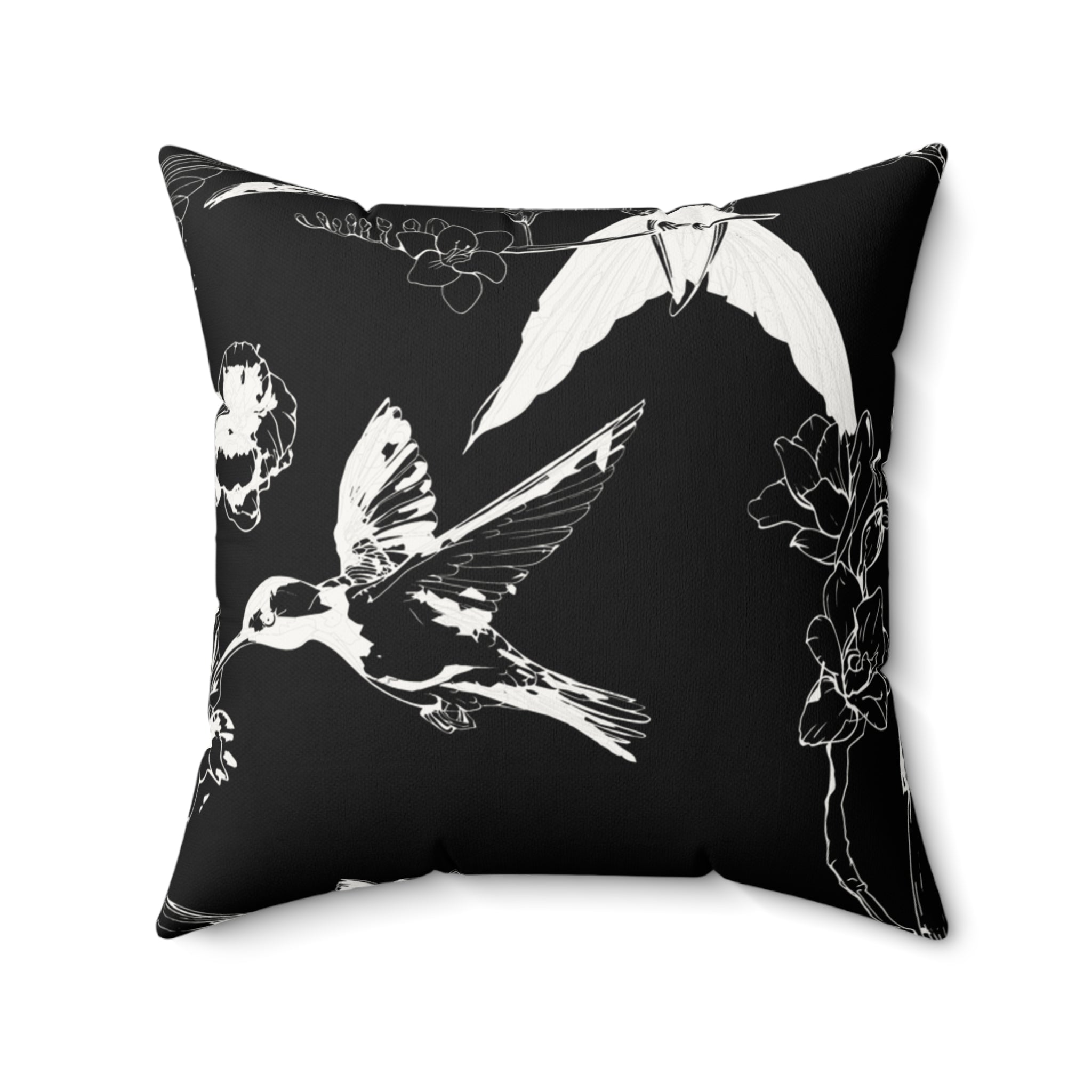 Hum Flex - Faux Suede Throw Pillow