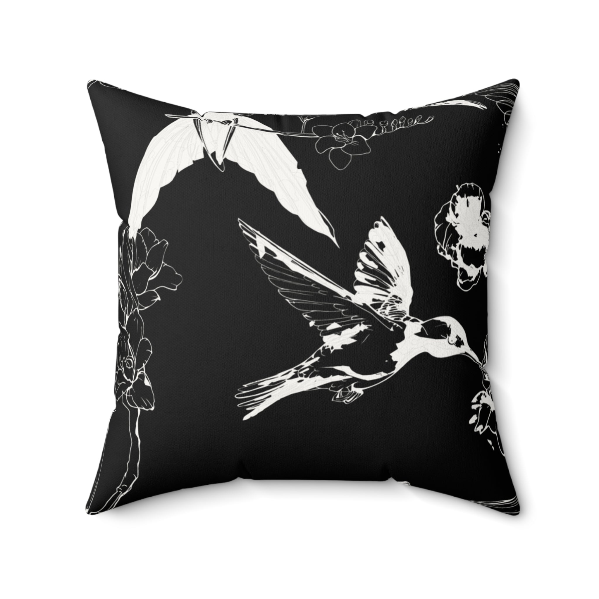 Hum Flex - Faux Suede Throw Pillow