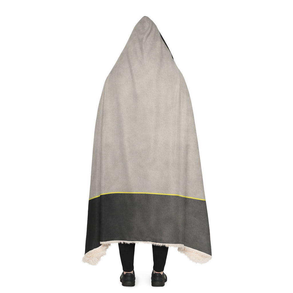 Industrial Whisper - Hooded Sherpa Blanket