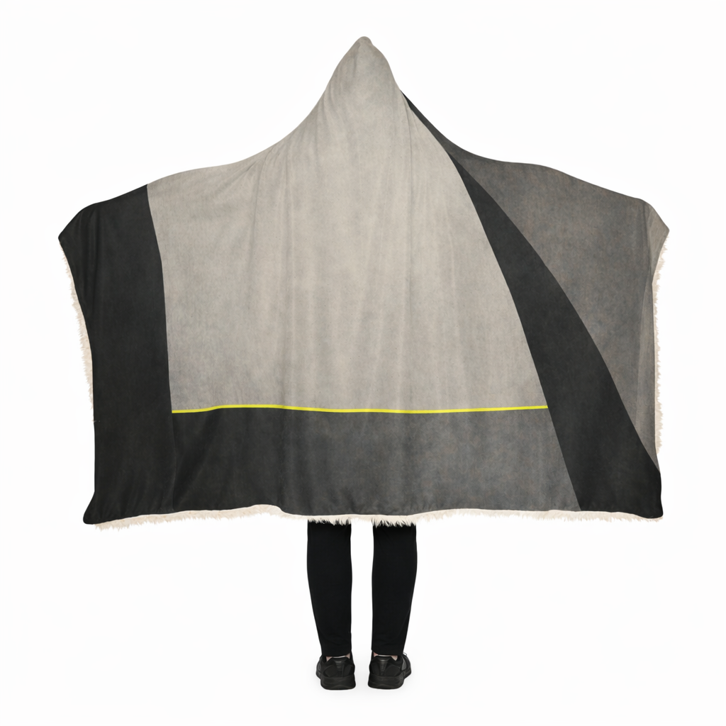 Industrial Whisper - Hooded Sherpa Blanket