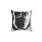 Instinct Wears Ink - Faux Suede Throw Pillow