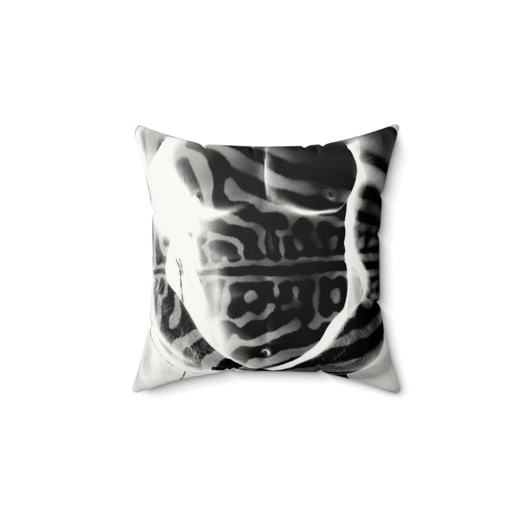 Instinct Wears Ink - Faux Suede Throw Pillow
