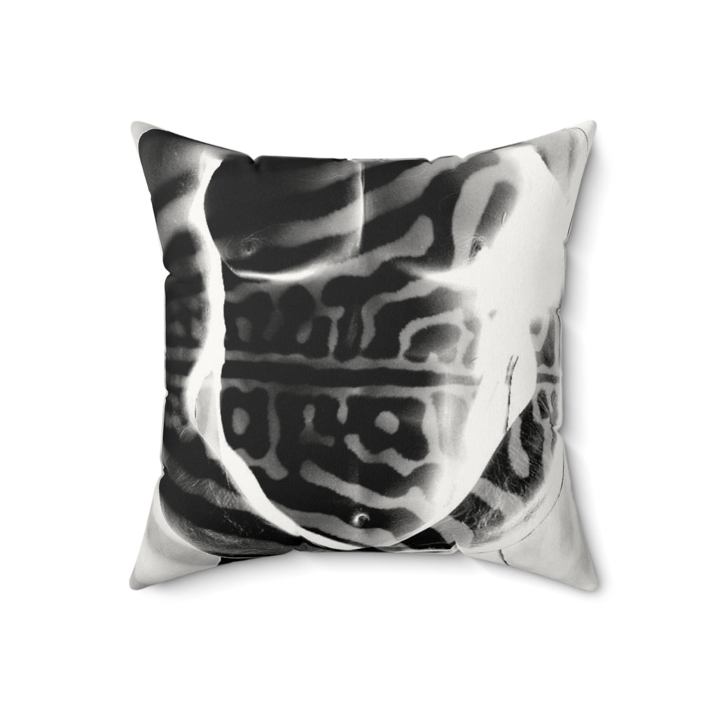 Instinct Wears Ink - Faux Suede Throw Pillow