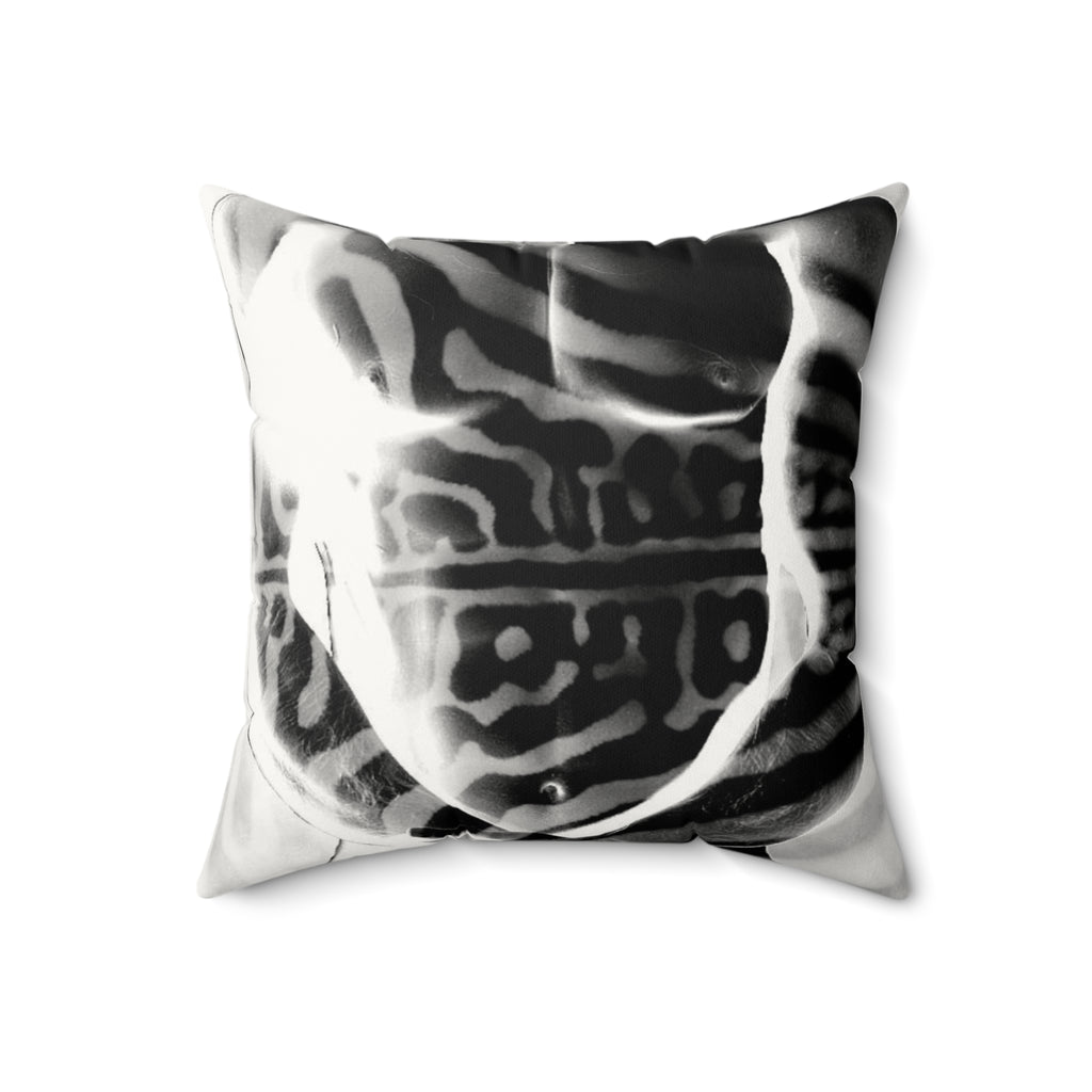 Instinct Wears Ink - Faux Suede Throw Pillow