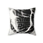 Instinct Wears Ink - Faux Suede Throw Pillow