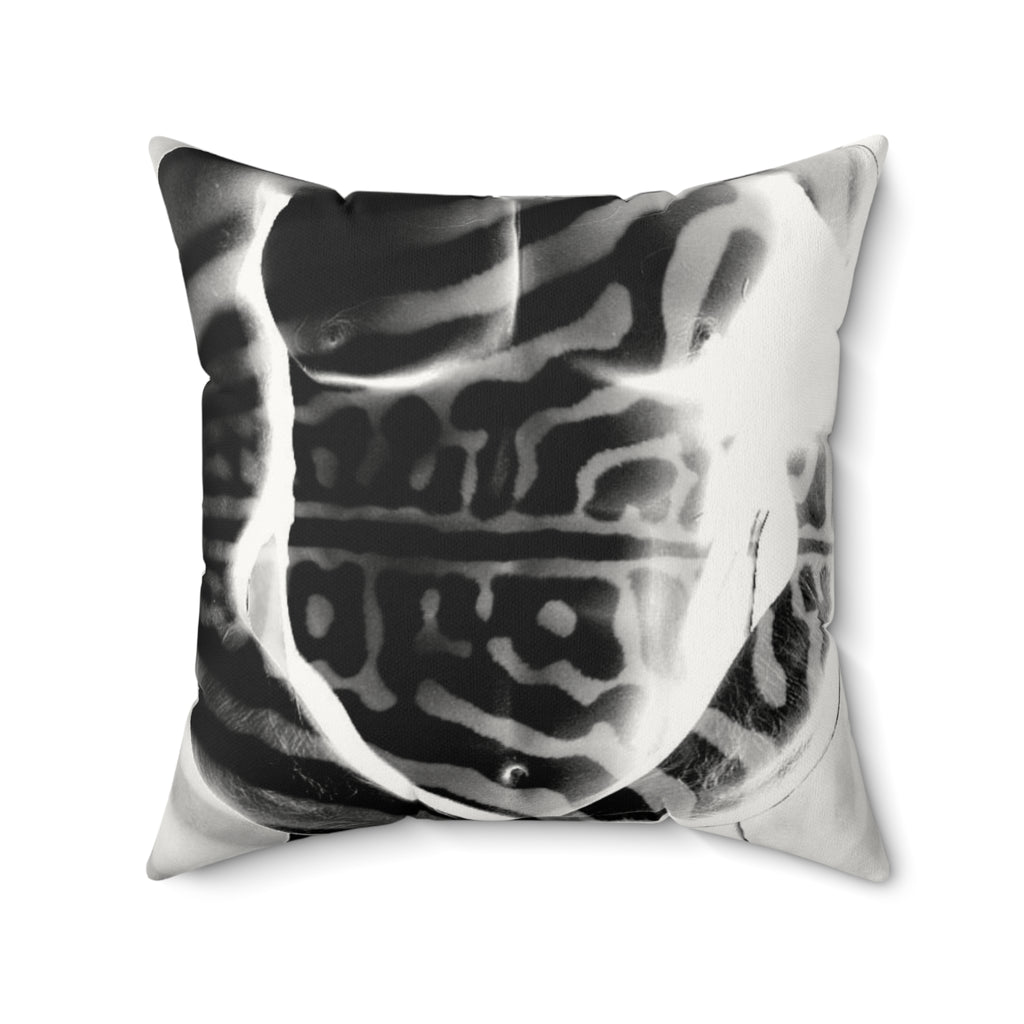 Instinct Wears Ink - Faux Suede Throw Pillow