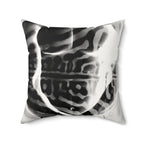 Instinct Wears Ink - Faux Suede Throw Pillow