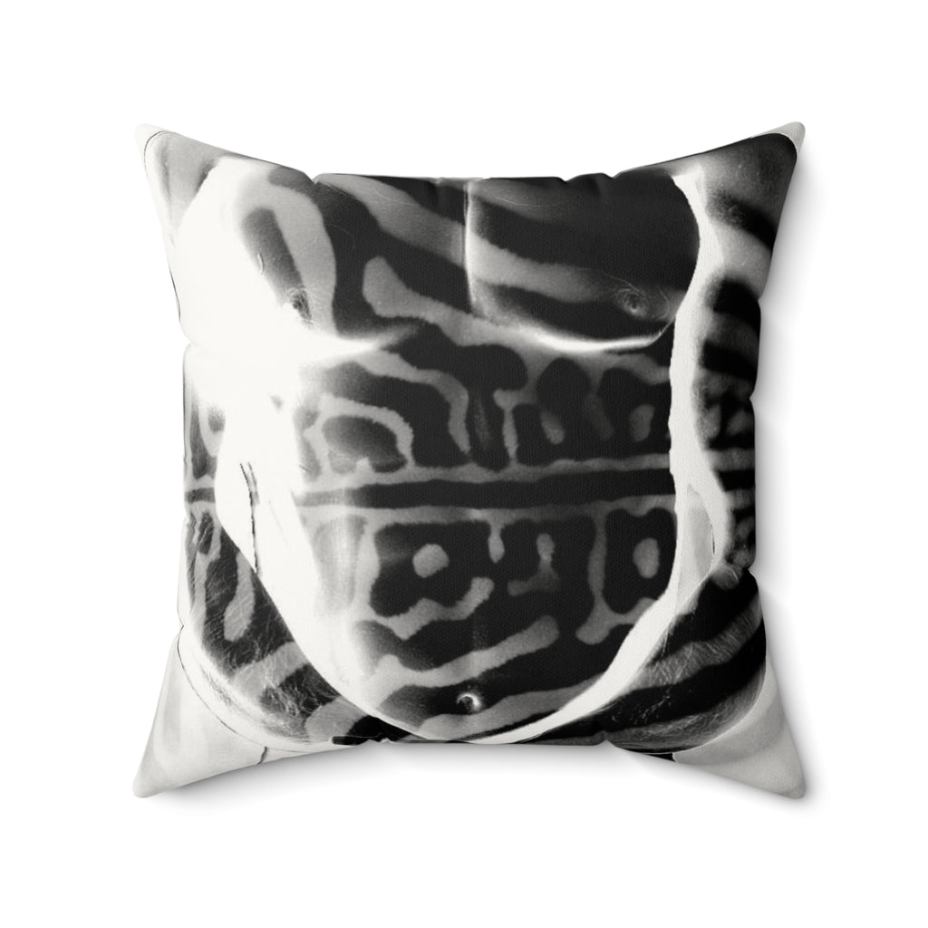 Instinct Wears Ink - Faux Suede Throw Pillow