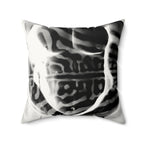 Instinct Wears Ink - Faux Suede Throw Pillow