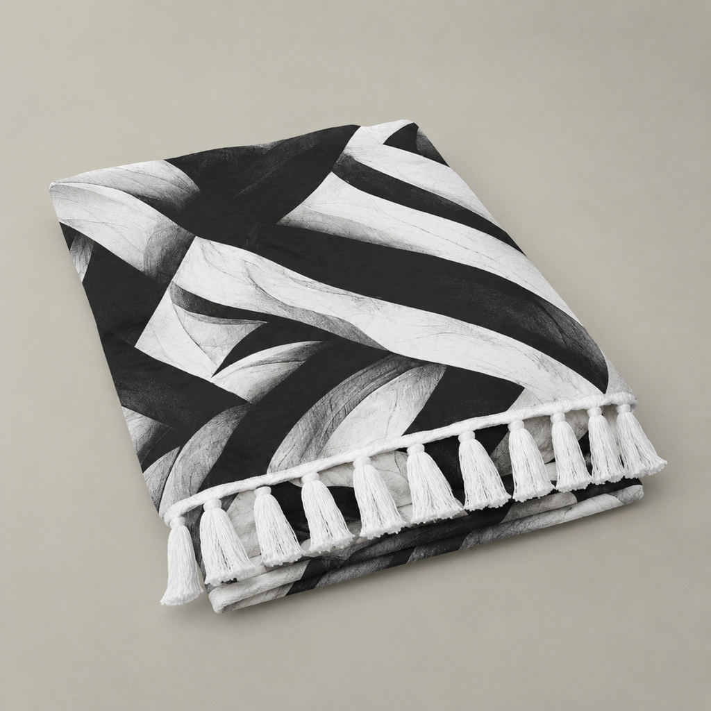 Intertwined, Not Entangled - Boho Throw Blanket