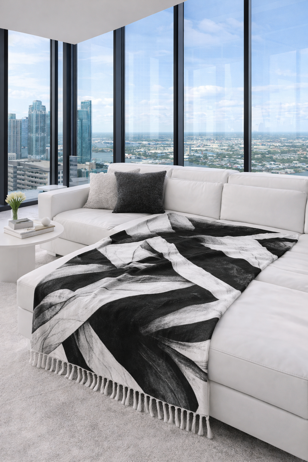 Intertwined, Not Entangled - Boho Throw Blanket