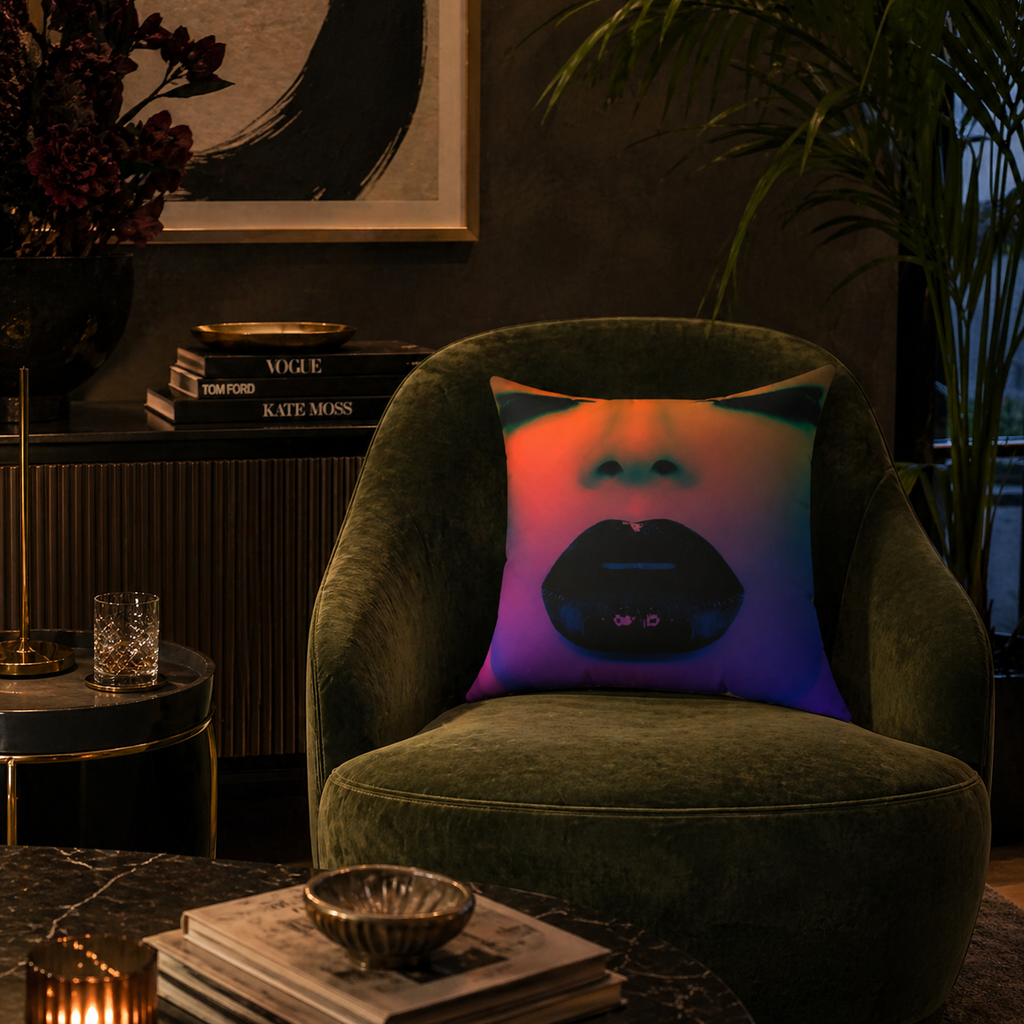 Kiss Off, Darling - Throw Pillow