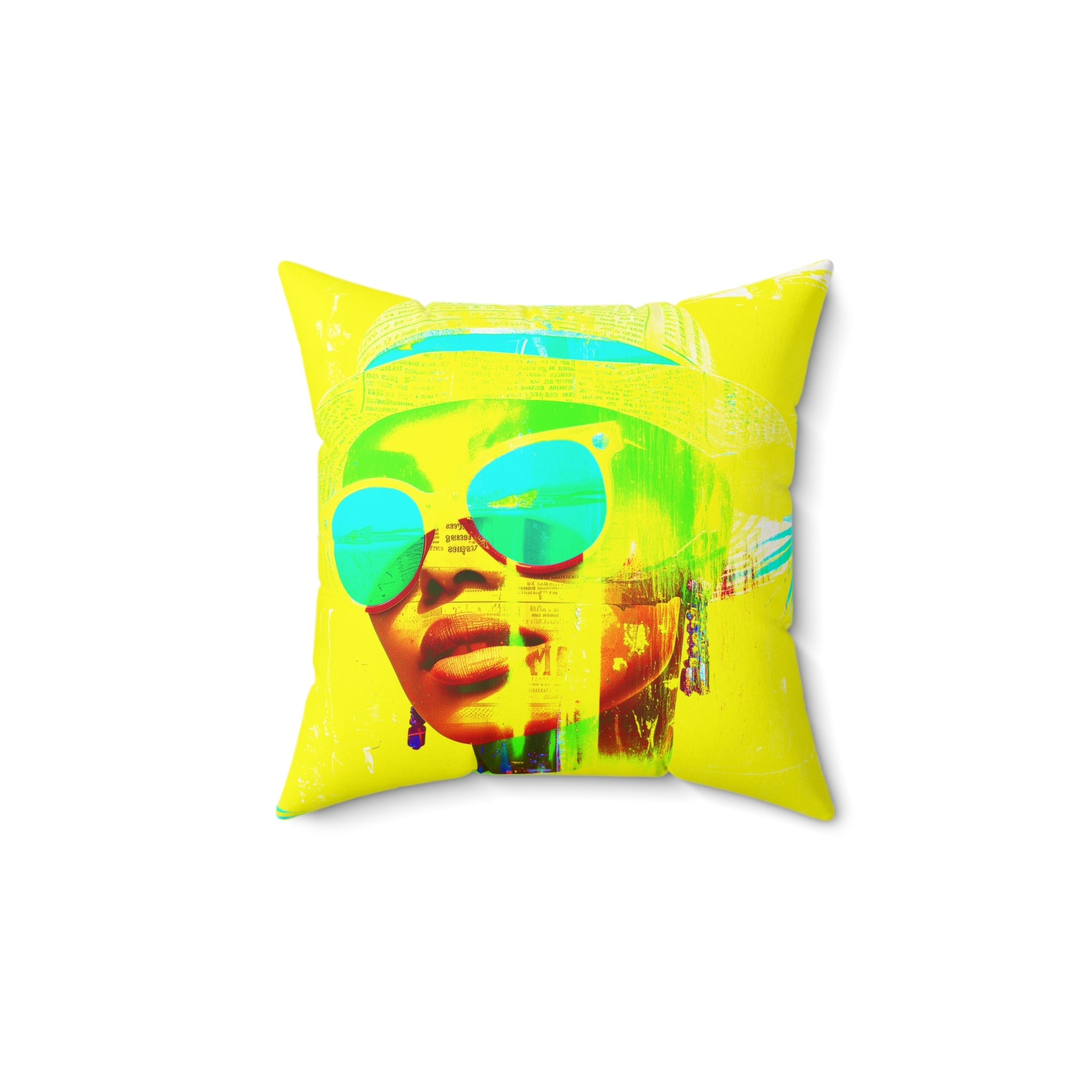 La Havana Noche - Faux Suede Throw Pillow