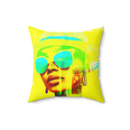 La Havana Noche - Faux Suede Throw Pillow