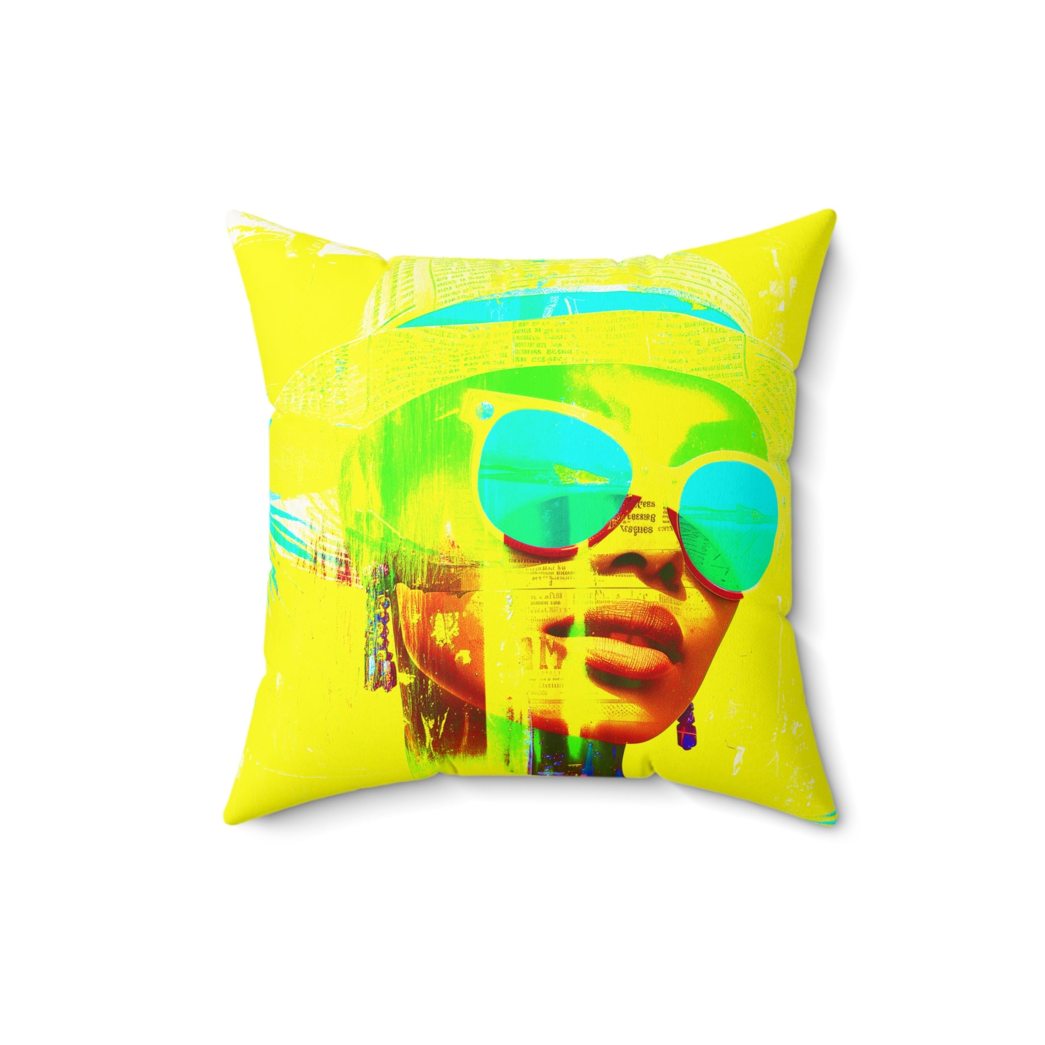 La Havana Noche - Faux Suede Throw Pillow