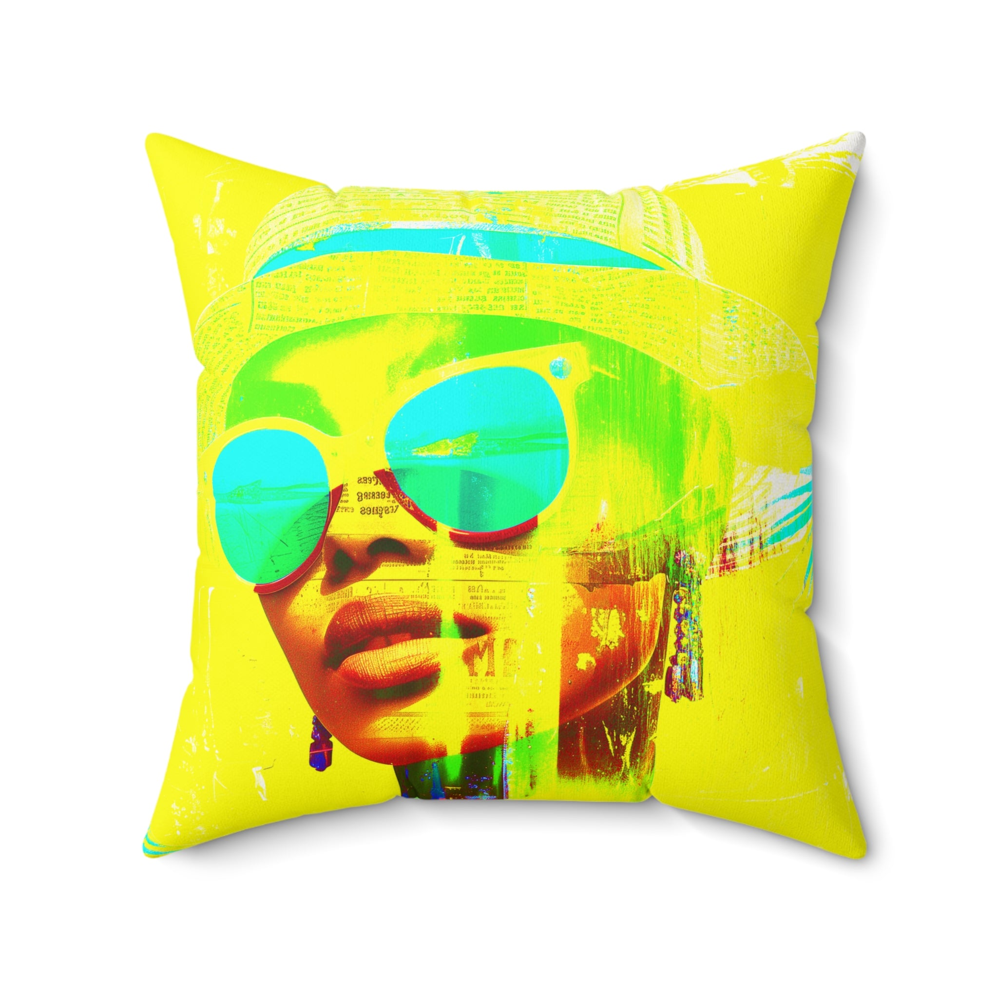 La Havana Noche - Faux Suede Throw Pillow