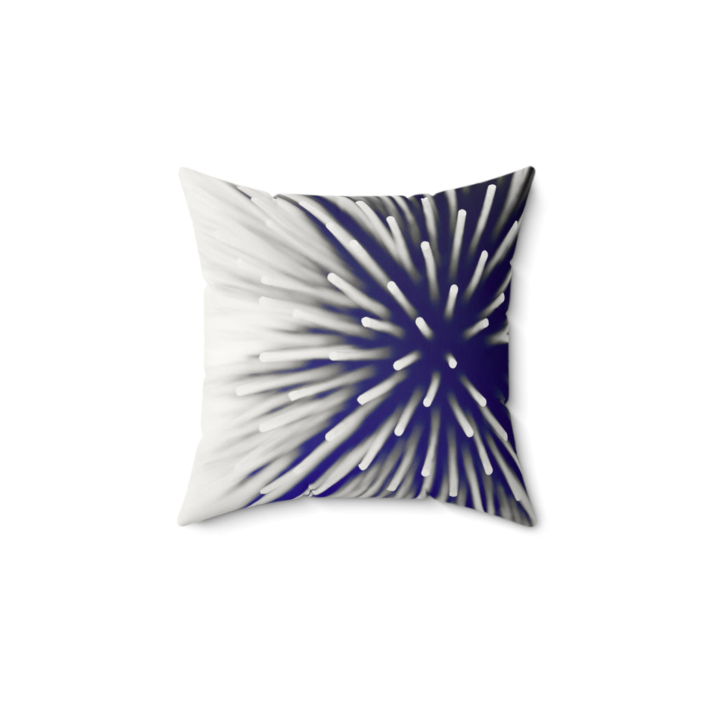 Light Behavior - Faux Suede Throw Pillow