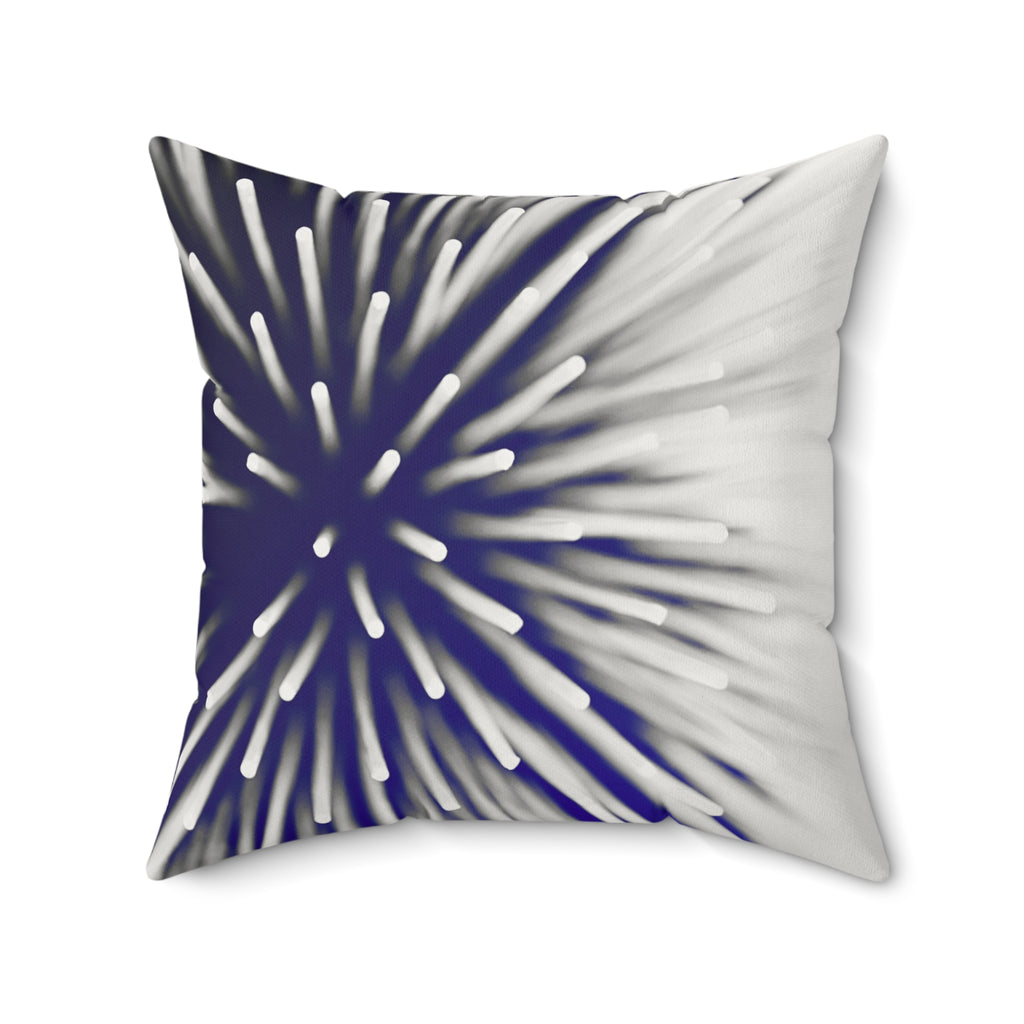 Light Behavior - Faux Suede Throw Pillow