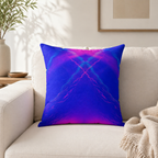 Liquid Mirage - Faux Suede Throw Pillow
