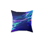 Liquor Store Lightspeed -Faux Suede Throw Pillow