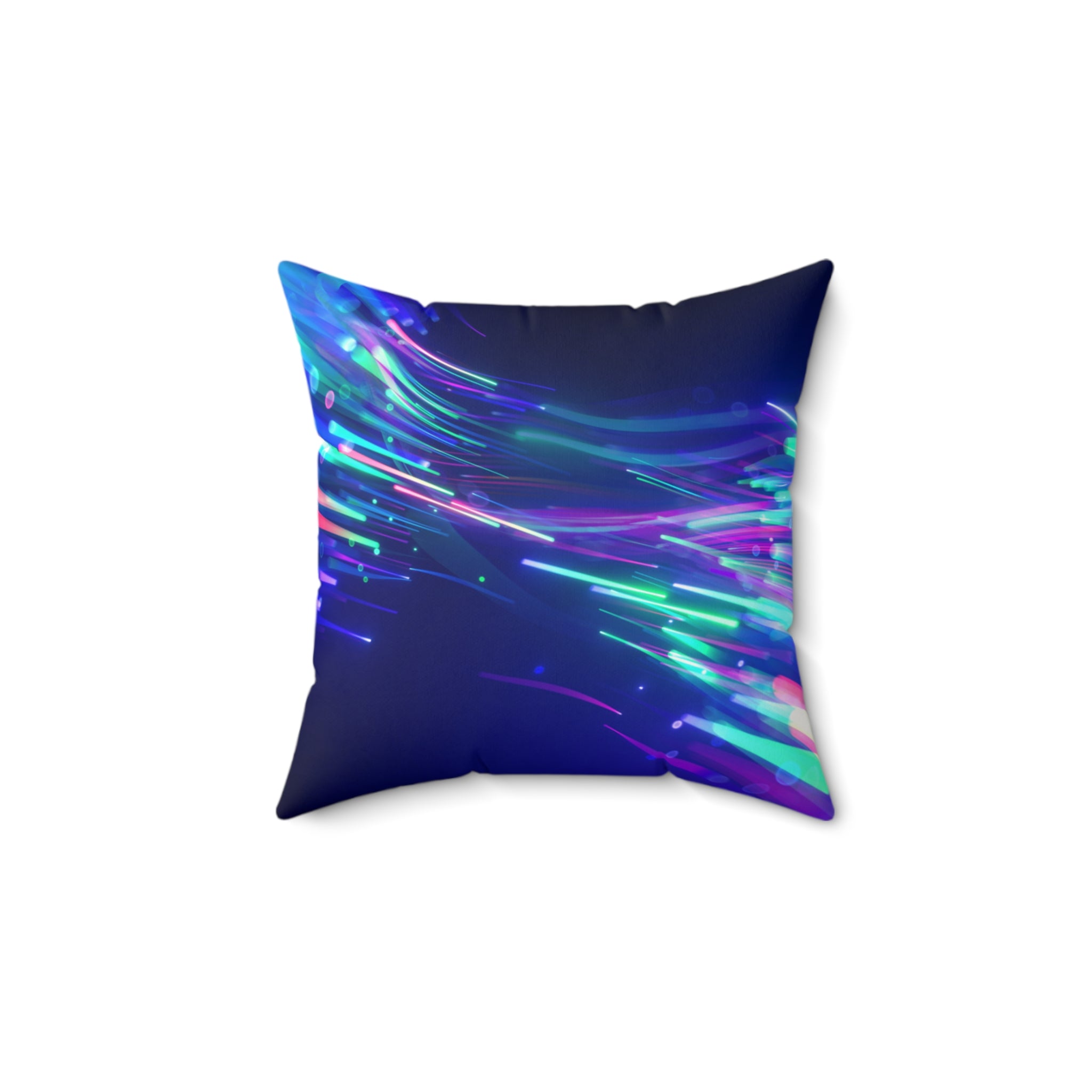 Liquor Store Lightspeed -Faux Suede Throw Pillow