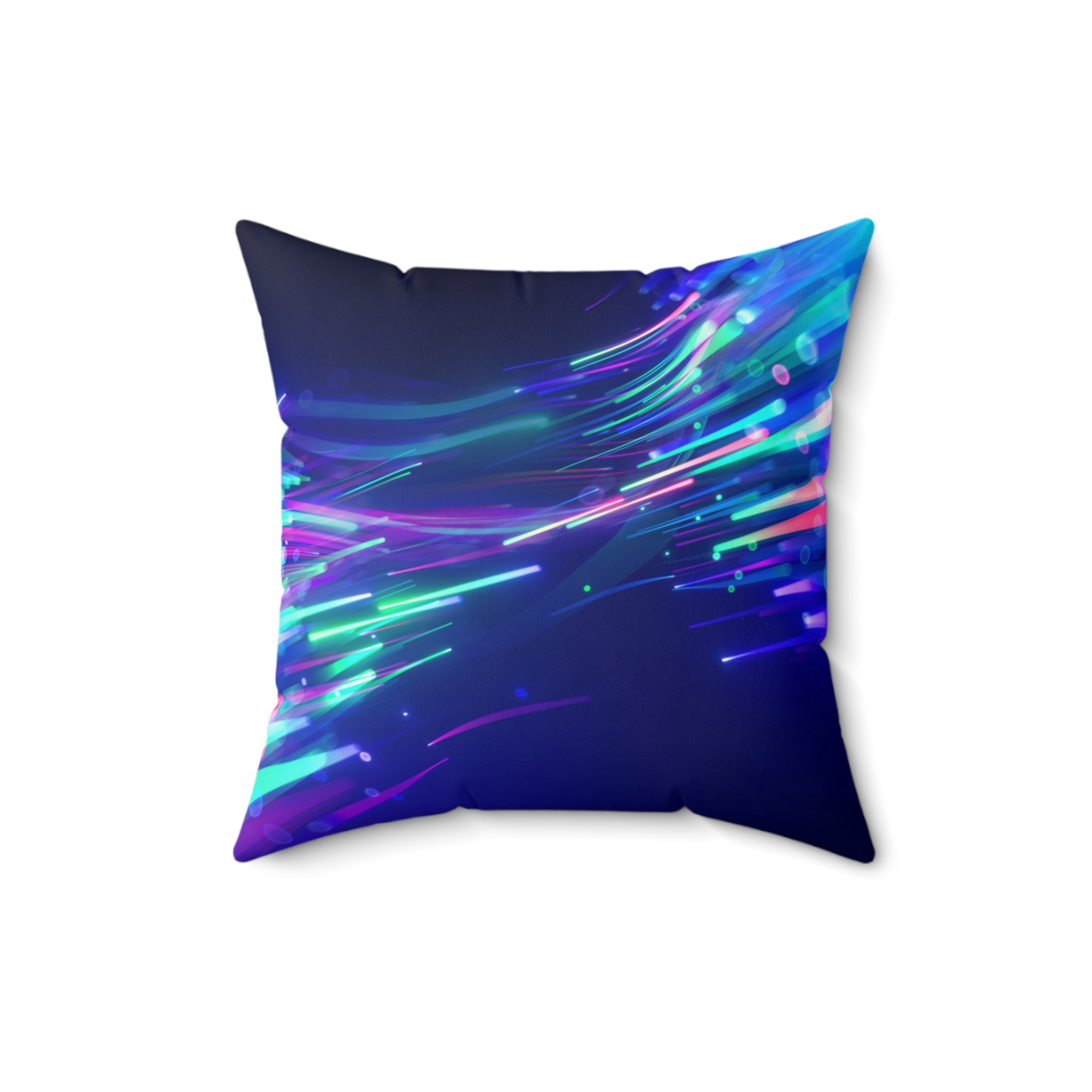 Liquor Store Lightspeed -Faux Suede Throw Pillow