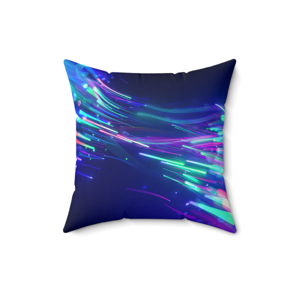 Liquor Store Lightspeed -Faux Suede Throw Pillow