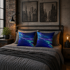 Liquor Store Lightspeed -Faux Suede Throw Pillow