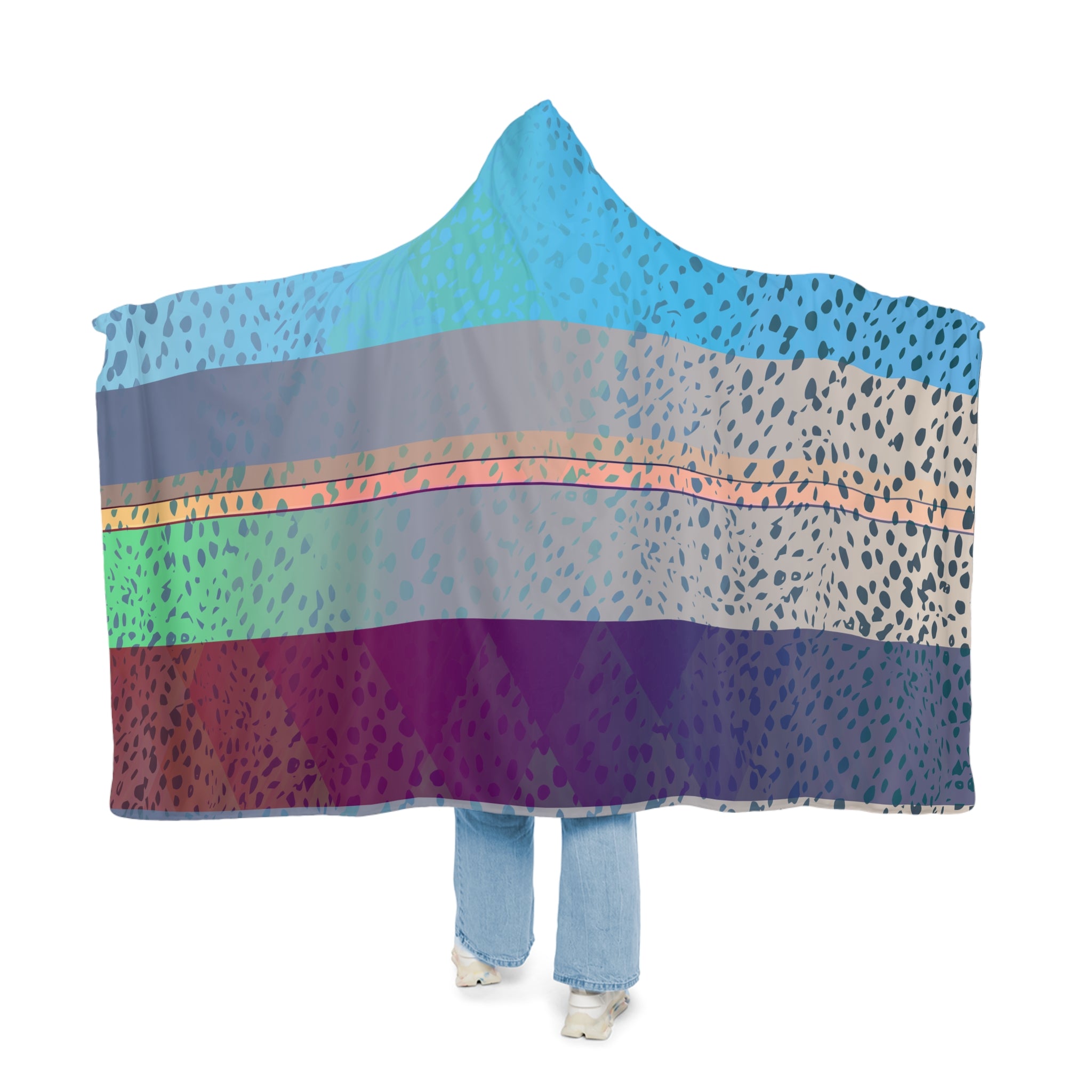 Low Signal, High Comfort -  Hooded Blanket