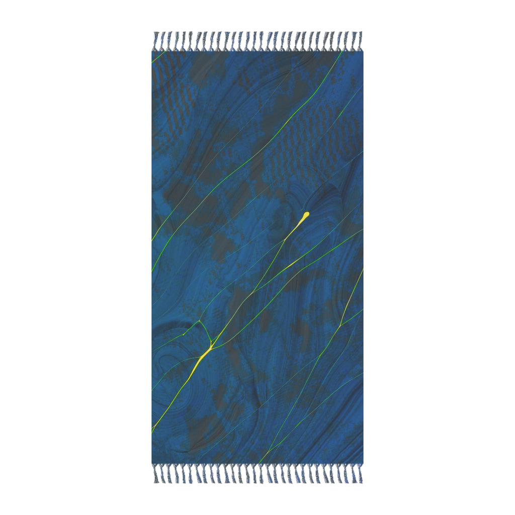 Low Tide, High Voltage - Boho Throw Blanket