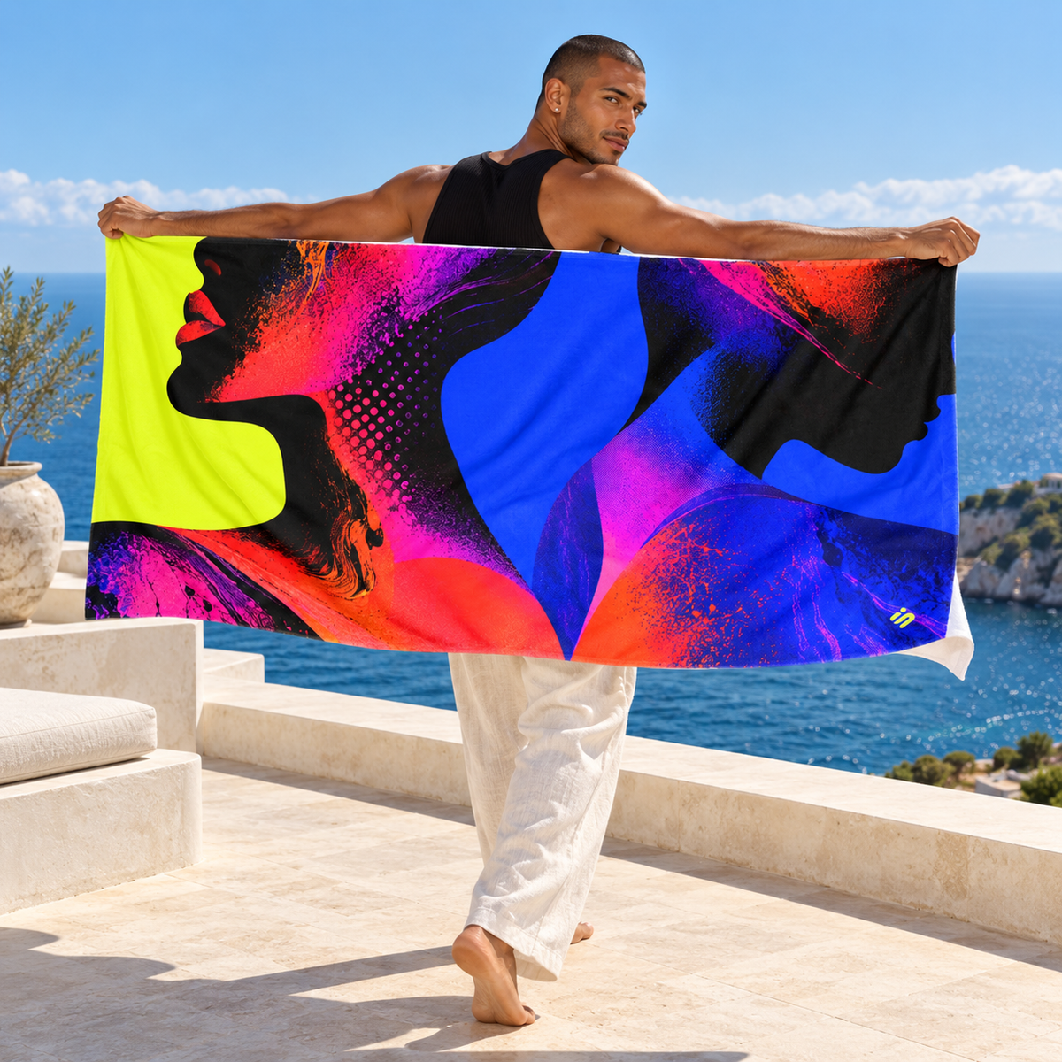 Parallel Heat | Beach Towel