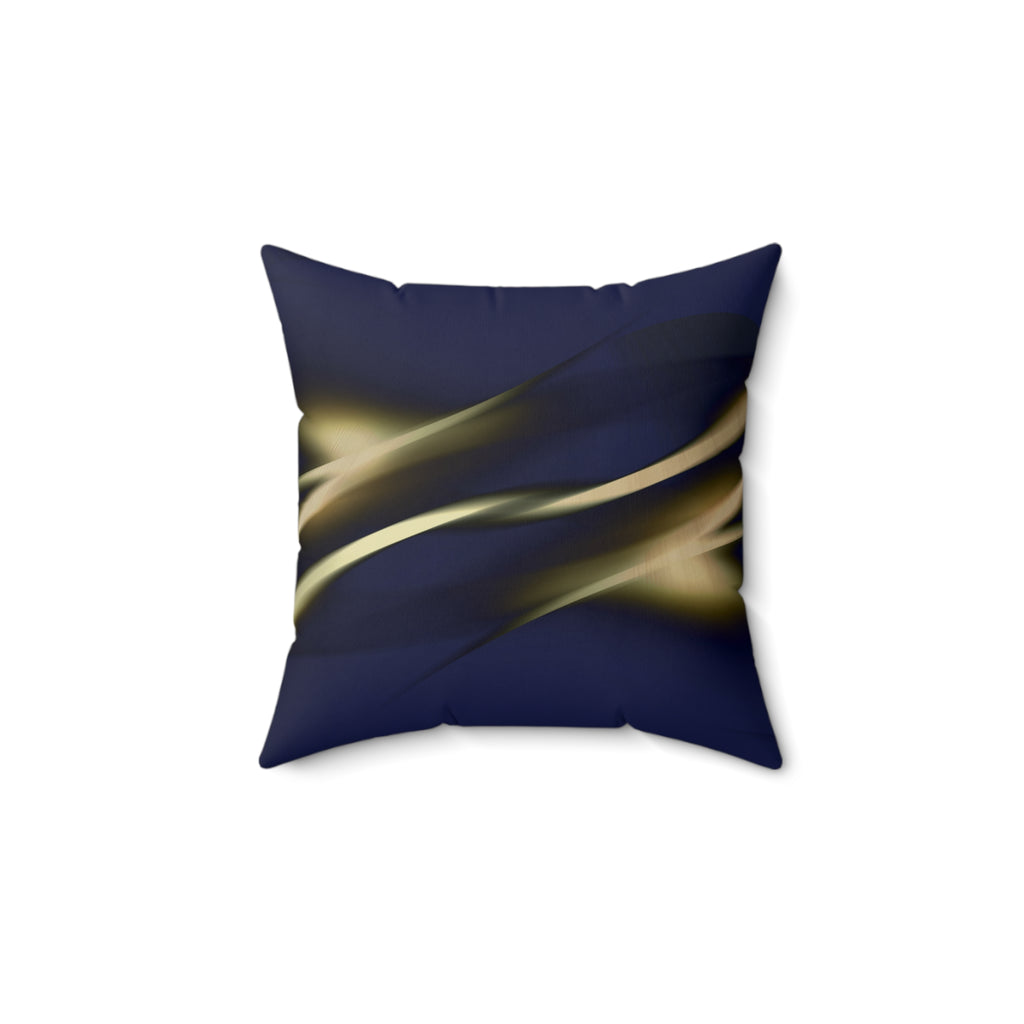 Midnight Luxe - Faux Suede Throw Pillow