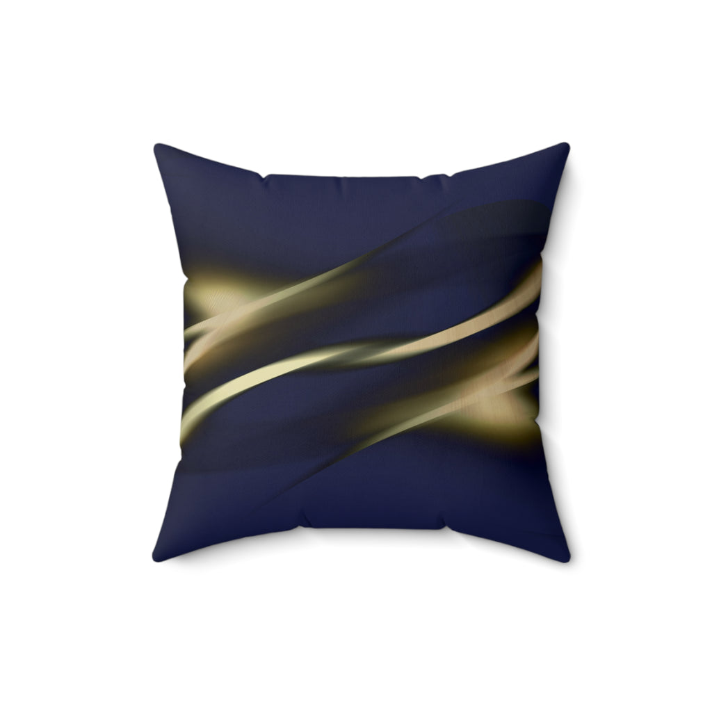 Midnight Luxe - Faux Suede Throw Pillow